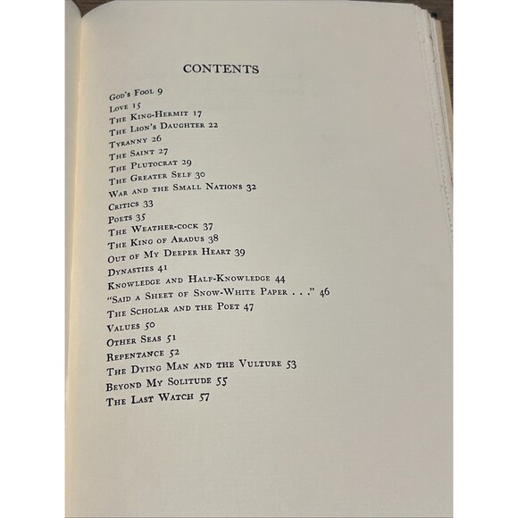 The Forerunner  His Parables and  Poems Kahlil Gibran 1965 14th Printing - Picture 7 of 8